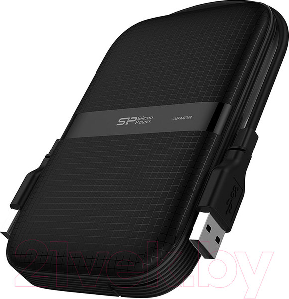 Изображение товара Внешний жесткий диск Silicon Power Armor A60 1TB Black (SP010TBPHDA60S3A)