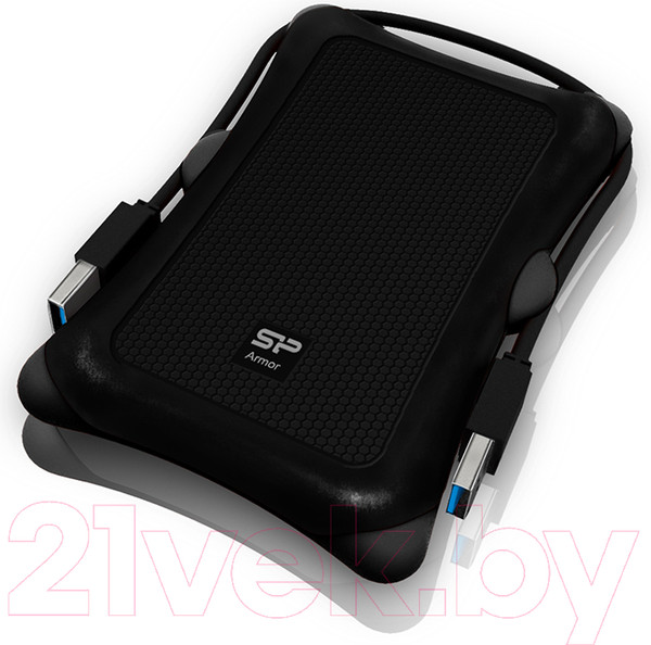 Изображение товара Внешний жесткий диск Silicon Power Armor A30 Black 2TB (SP020TBPHDA30S3A)