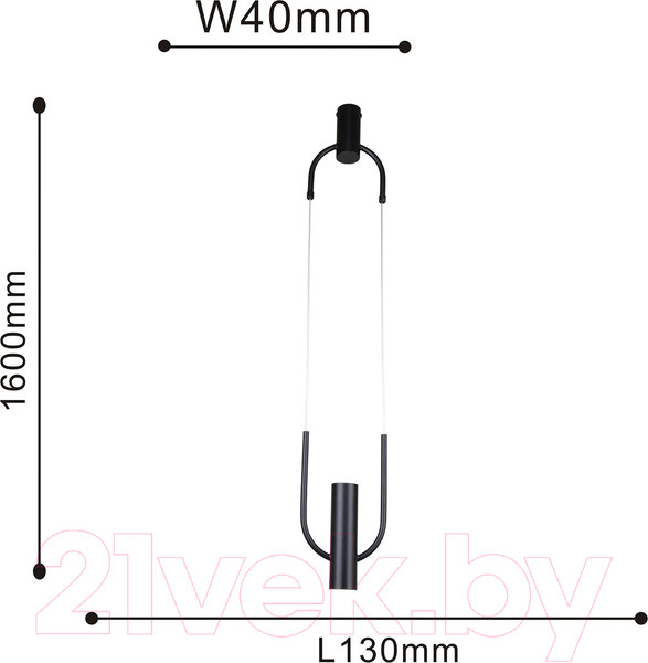 Изображение товара Потолочный светильник FAVOURITE 4191-1P