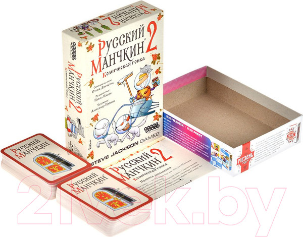 Изображение товара Дополнение к настольной игре Мир Хобби Русский Манчкин 2. Комическая гонка / 915655