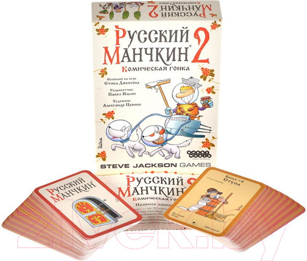 Изображение товара Дополнение к настольной игре Мир Хобби Русский Манчкин 2. Комическая гонка / 915655