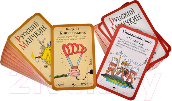 Изображение товара Дополнение к настольной игре Мир Хобби Русский Манчкин 2. Комическая гонка / 915655