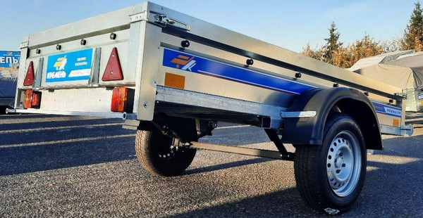 Изображение товара Прицеп для автомобиля Кремень Профи 2.5x1.3 (борт 31см, тент 30см)