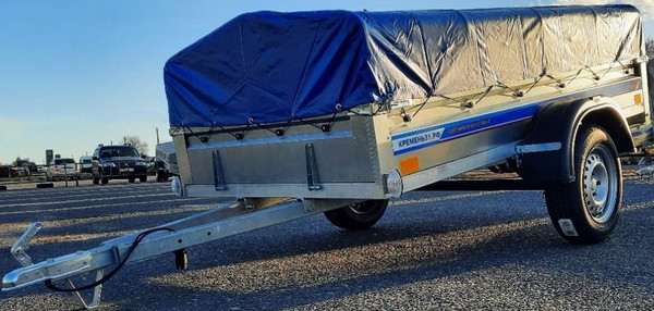 Изображение товара Прицеп для автомобиля Кремень Профи 2.5x1.3 (борт 31см, тент 30см)