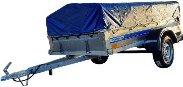 Изображение товара Прицеп для автомобиля Кремень Профи 2.5x1.3 (борт 31см, тент 30см)