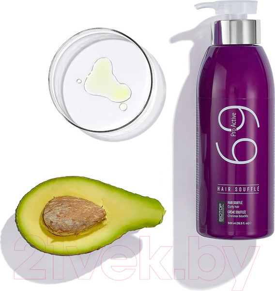 Изображение товара Крем для укладки волос Biotop 69 Pro Active Hair Souffle Для укладки кудрявых волос (500мл)