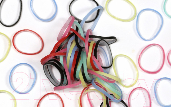 Изображение товара Набор для плетения Rainbow Loom Набор резинок / B0166  (карнавал)