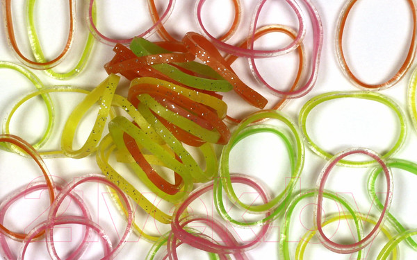 Изображение товара Набор для плетения Rainbow Loom Набор резинок / B0191  (тутти-фрутти)