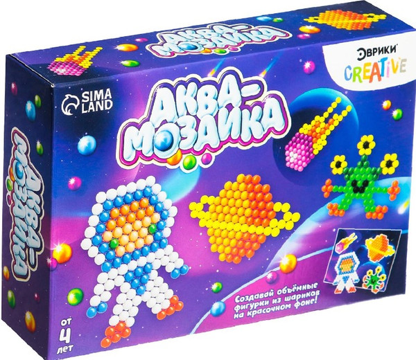 Изображение товара Развивающая игра Эврики Аквамозаика. Космос / 7882921