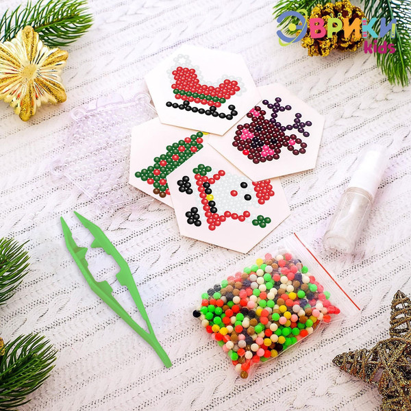 Изображение товара Развивающая игра Эврики Аквамозаика. Новый год / 3344080