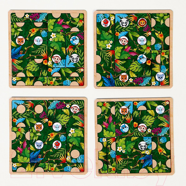 Изображение товара Развивающая игра Лесная мастерская Головоломка. Джунгли» и мемори / 10101297