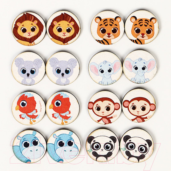 Изображение товара Развивающая игра Лесная мастерская Головоломка. Джунгли» и мемори / 10101297