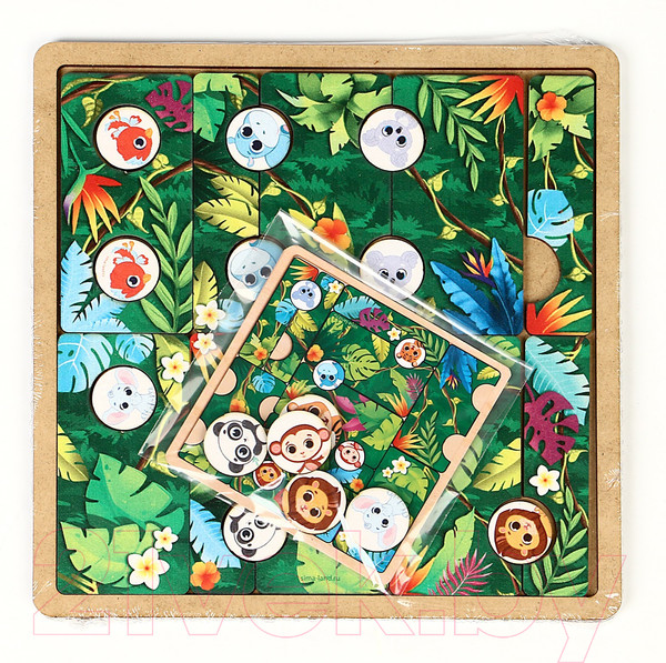 Изображение товара Развивающая игра Лесная мастерская Головоломка. Джунгли» и мемори / 10101297