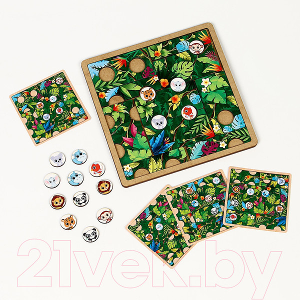 Изображение товара Развивающая игра Лесная мастерская Головоломка. Джунгли» и мемори / 10101297