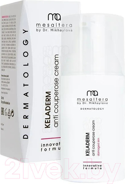 Изображение товара Крем для лица Mesaltera Dr. Mikhaylova Keladerm Anti Couperose Восстанавливающий (30мл)