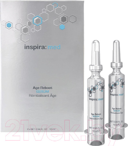 Изображение товара Сыворотка для лица Inspira Age Reboot Serum Интенсивно омолаживающая (2x10мл)