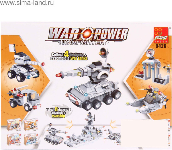 Изображение товара Конструктор Peizhi Вооруженные силы 426 / 1491151