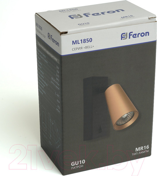 Изображение товара Спот Feron ML1850 / 48420 (золотой/черный)