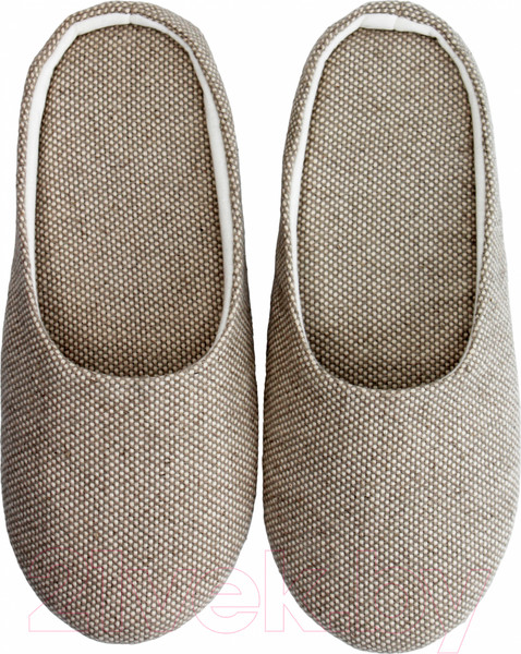 Изображение товара Тапочки домашние HOME Line 05Т-527 (р.39-40, однотонный, натуральный)