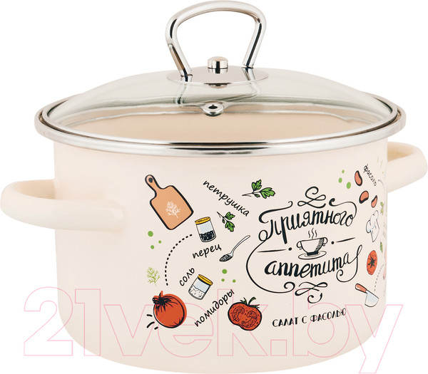 Изображение товара Набор кастрюль Appetite №19 Приятного аппетита 1KB191S