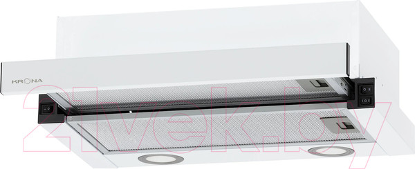 Изображение товара Вытяжка телескопическая Krona Kamilla 500 T / КА-00007310 (белый)