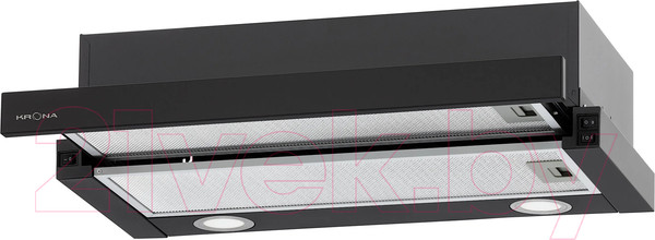 Изображение товара Вытяжка телескопическая Krona Kamilla 600 T 2 мотора / КА-00007303 (черный)