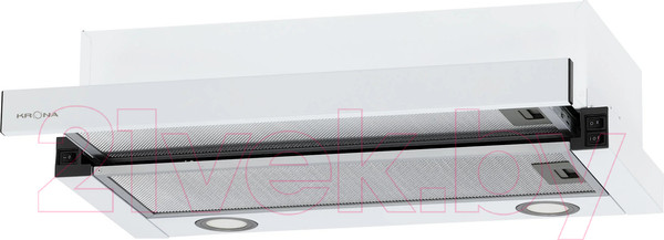 Изображение товара Вытяжка телескопическая Krona Kamilla 600 T 2 мотора / КА-00007304 (белый)