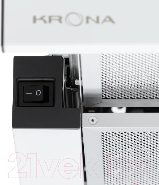 Изображение товара Вытяжка телескопическая Krona Kamilla 600 T 2 мотора / КА-00007304 (белый)