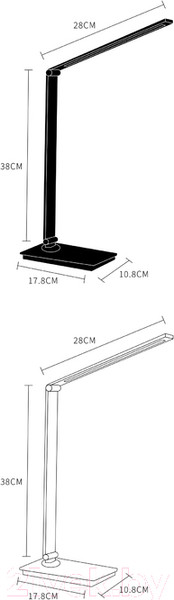 Изображение товара Настольная лампа Arte Lamp Edward A5126LT-1WH