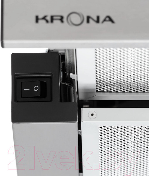 Изображение товара Вытяжка телескопическая Krona Kamilla 600 T 2 мотора / КА-00007309 (нержавеющая сталь)
