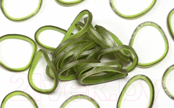 Изображение товара Набор для плетения Rainbow Loom Набор резинок / B0111 (неоновый/зеленый)