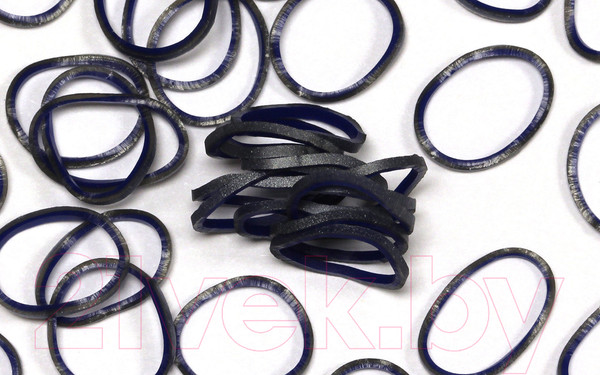 Изображение товара Набор для плетения Rainbow Loom Набор резинок / B0112 (темно-синий)