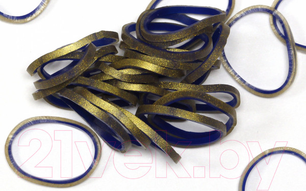 Изображение товара Набор для плетения Rainbow Loom Набор резинок / B0115  (синий)