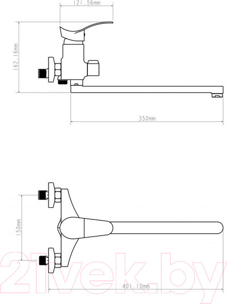 Изображение товара Смеситель Econoce EC0312
