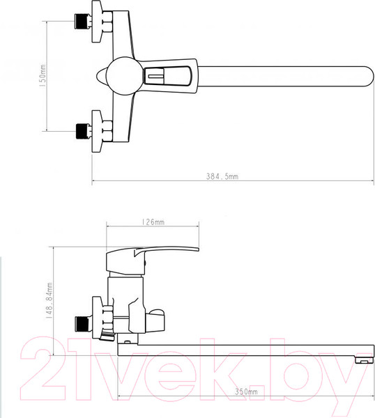 Изображение товара Смеситель Econoce EC0322