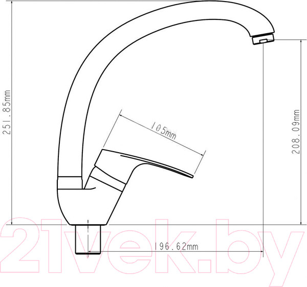 Изображение товара Смеситель Econoce EC0254