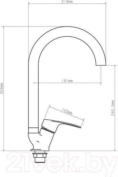 Изображение товара Смеситель Econoce EC0255