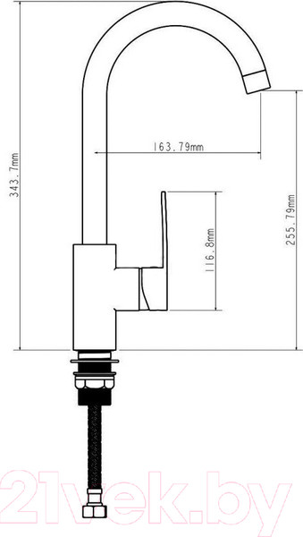 Изображение товара Смеситель Econoce EC0273WT