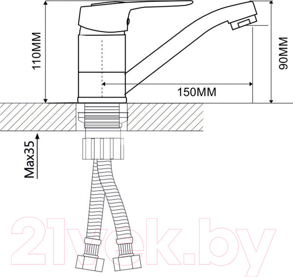 Изображение товара Смеситель Econoce EC0249 
