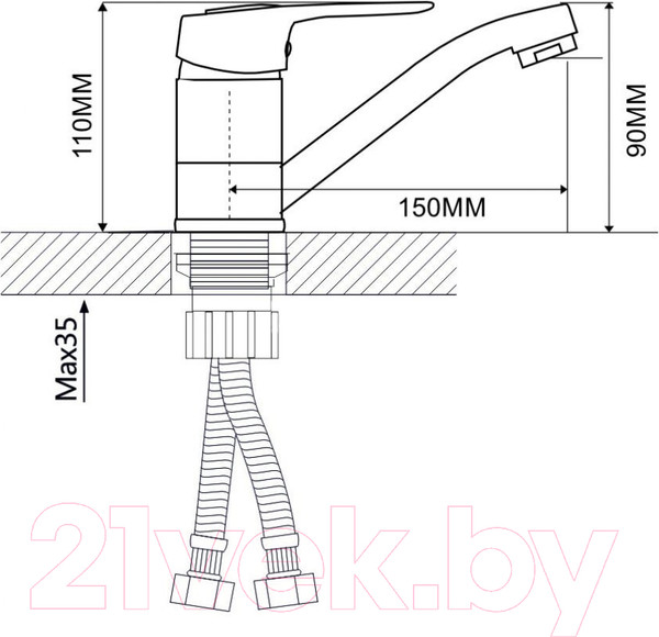 Изображение товара Смеситель Econoce EC0248