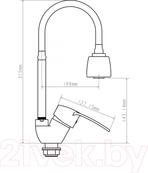 Изображение товара Смеситель Econoce EC0324