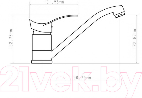 Изображение товара Смеситель Econoce EC0314
