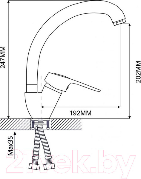 Изображение товара Смеситель Econoce EC0244