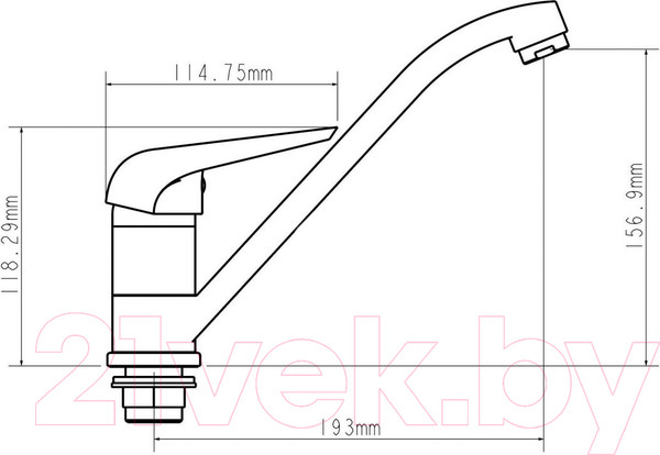 Изображение товара Смеситель Econoce EC0284