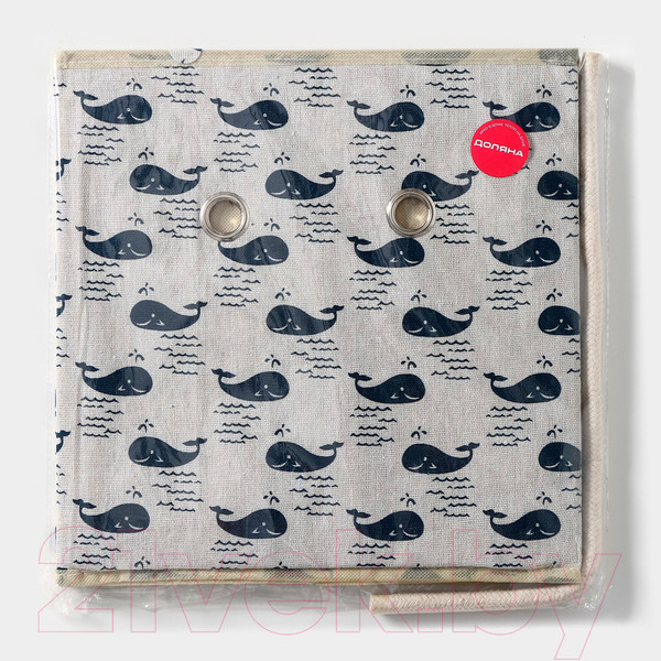 Изображение товара Коробка для хранения Доляна Киты / 2778226 