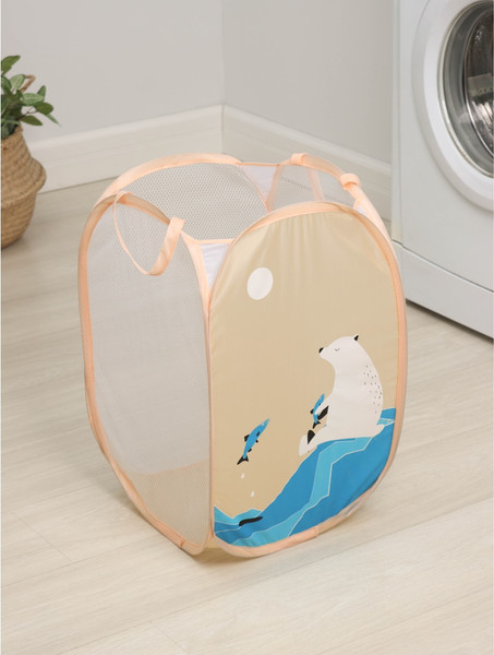 Изображение товара Корзина Доляна Северный мишка / 5469866 (бежевый)