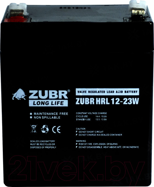 Изображение товара Аккумуляторная батарея Zubr HRL 12-23W