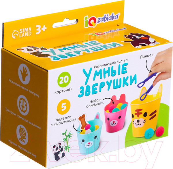 Изображение товара Сортер Zabiaka IQ Умные зверушки / 10083852