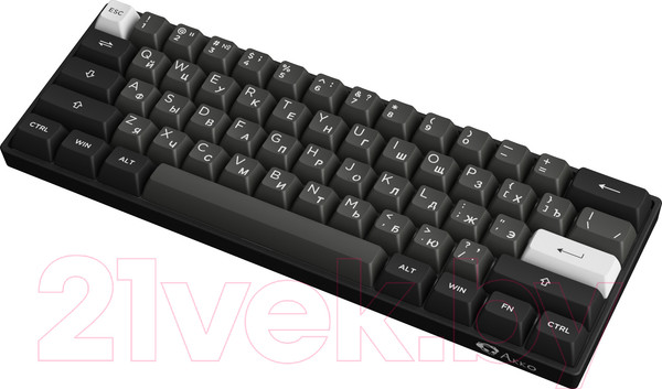 Изображение товара Клавиатура Akko 3061S Black&Sliver USB Cable RGB Hot Swap V3 Pro Cream Yellow (306161)
