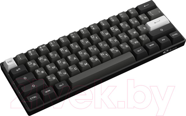 Изображение товара Клавиатура Akko 3061S Black&Sliver USB Cable RGB Hot Swap V3 Pro Cream Yellow (306161)